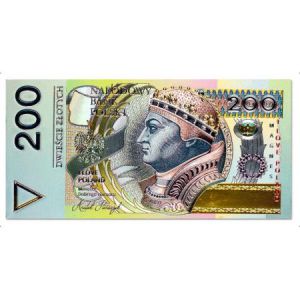 Magnes Pan Dragon Banknot 200zł